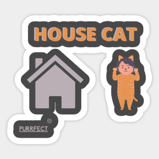 House Cat Sticker